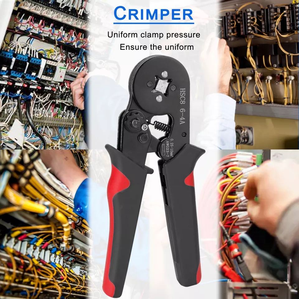 Комплект клещи за кримпване с накрайници