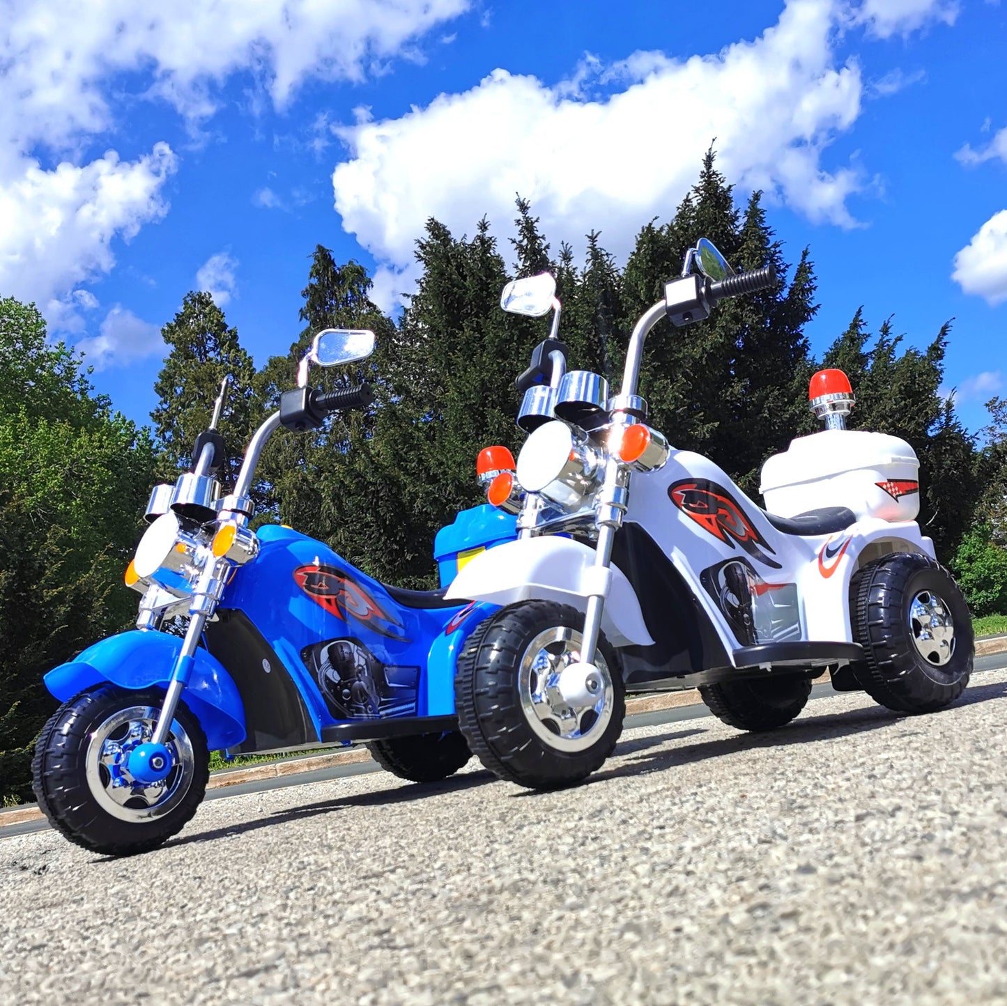 Електрически полицейски мотоциклет за деца