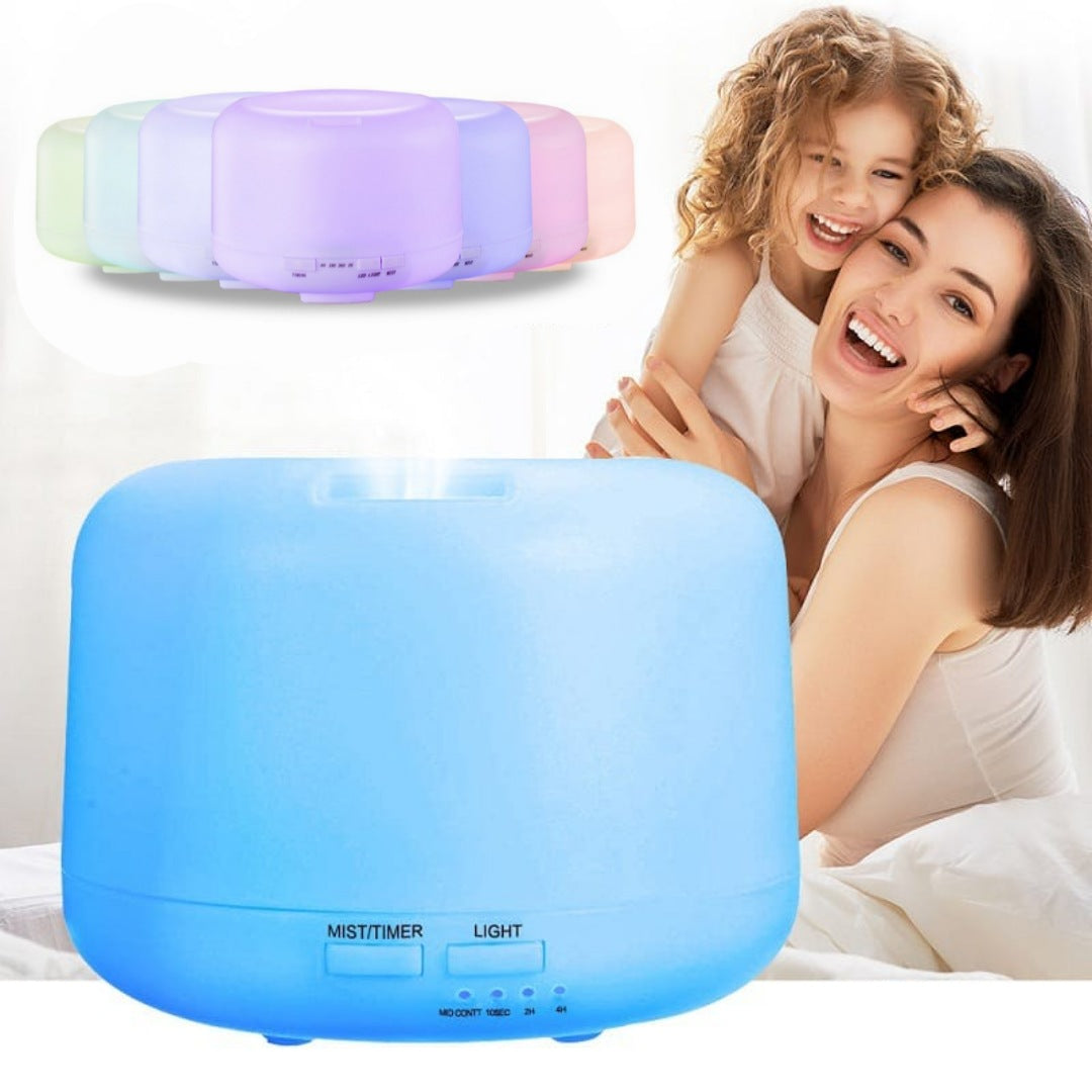 4 В 1 Овлажнител за въздух. лампа. дифузер за аромати и ароматерапия 500 ML