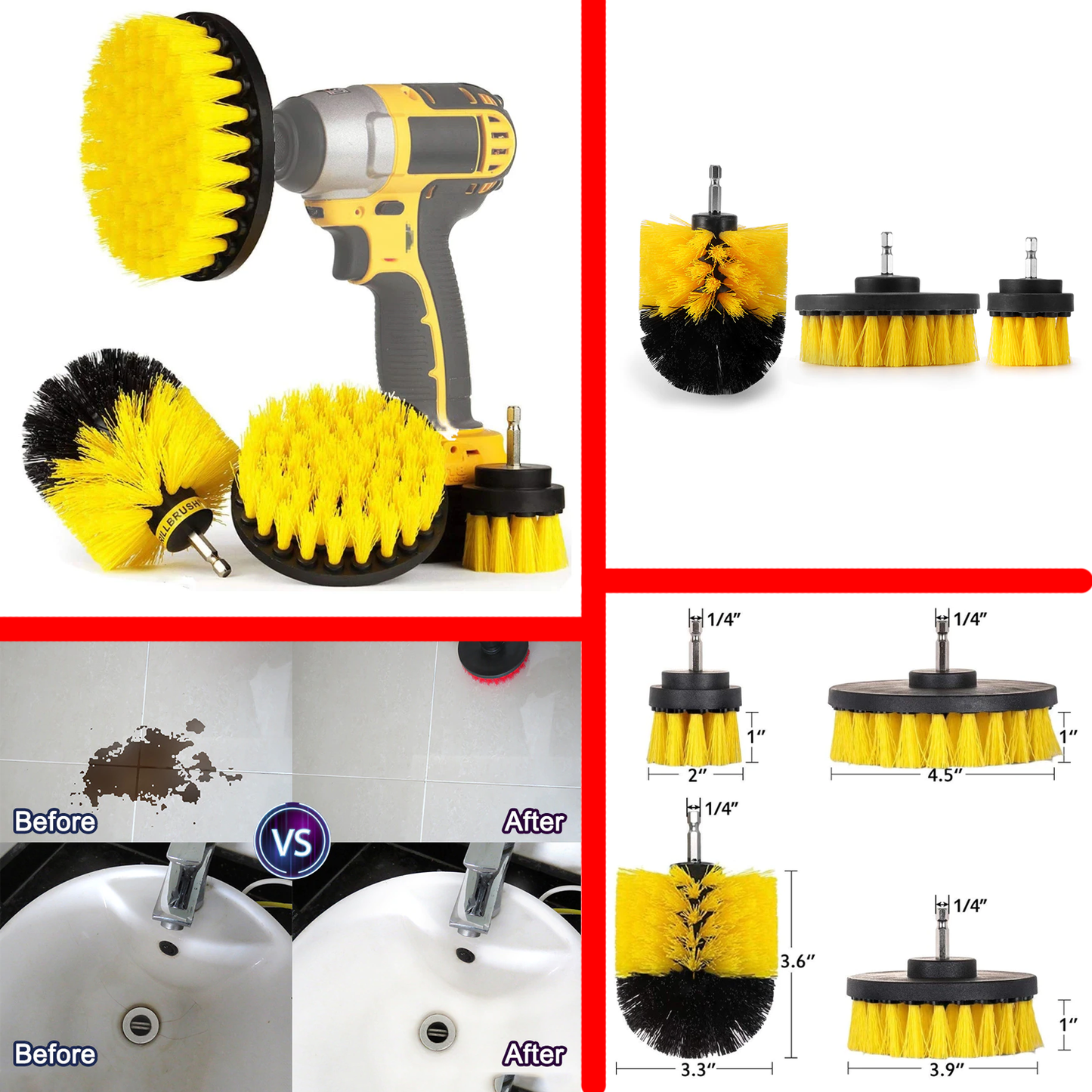 Четки за почистване - Удължител за бормашина