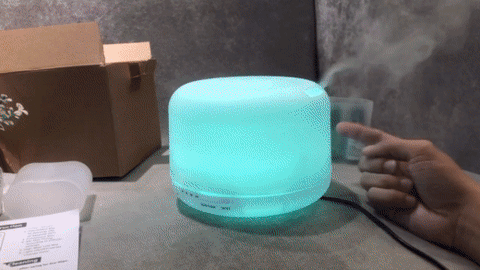 4 В 1 Овлажнител за въздух. лампа. дифузер за аромати и ароматерапия 500 ML