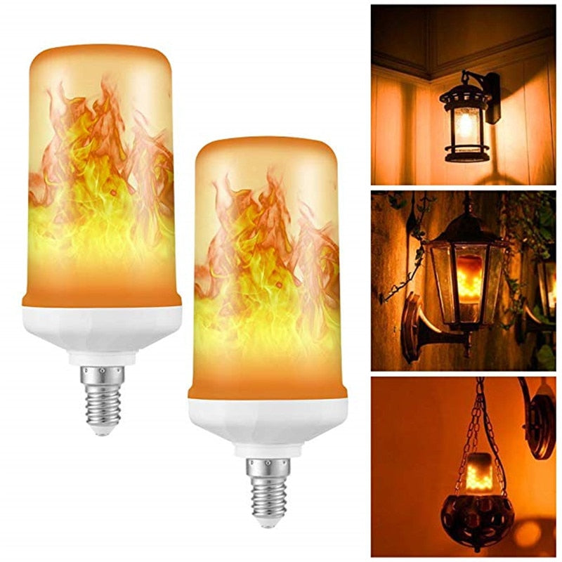 Led крушка - имитация на пламък/пожар