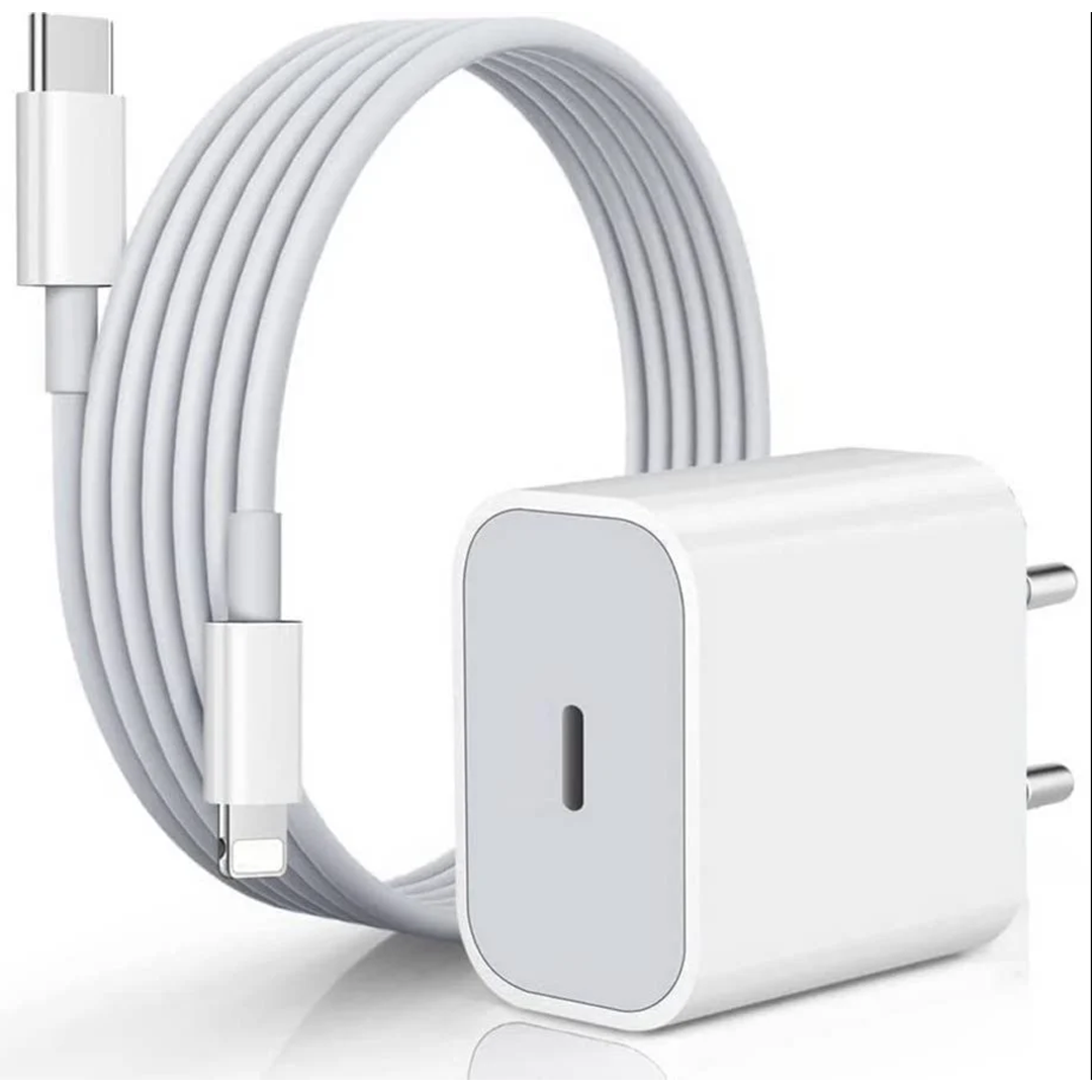 20 W USB-C зарядно за iPhone. iPad и AirPods с кабел (адаптер и кабел)