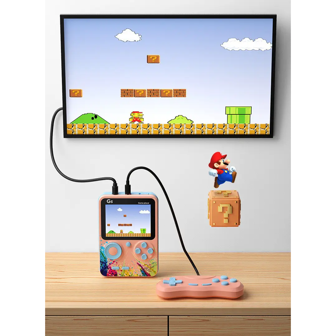 Преносима ръчна конзола с 500 игри