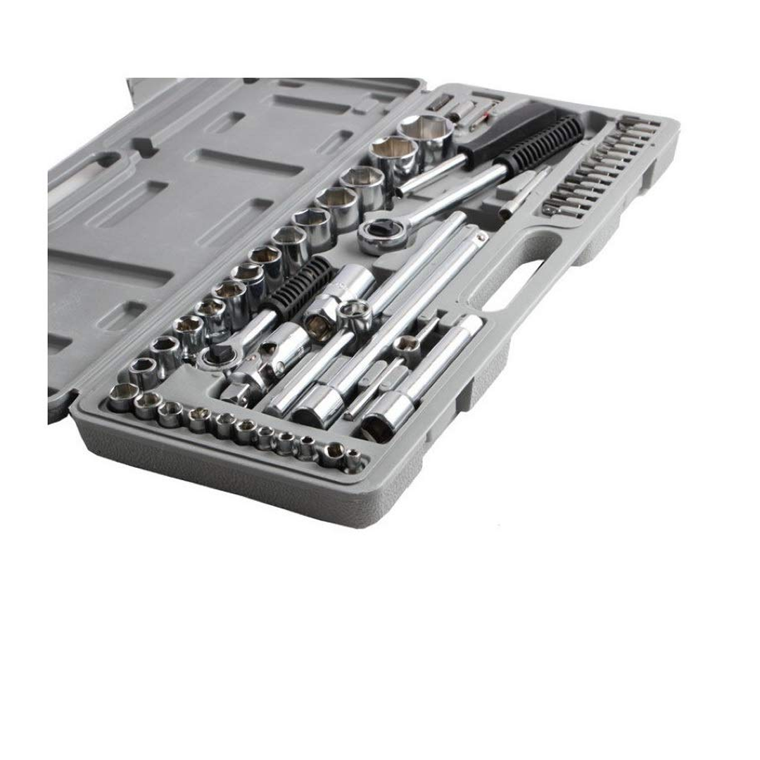 Комплект гаечни ключове от 52 части. гаечен ключ с тресчотка. комплект гаечни ключове 1/4"*1/2"