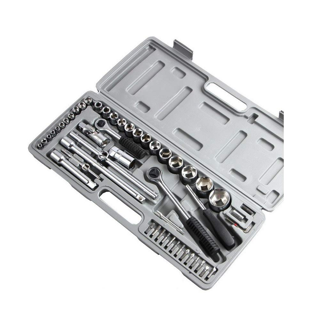 Комплект гаечни ключове от 52 части. гаечен ключ с тресчотка. комплект гаечни ключове 1/4"*1/2"