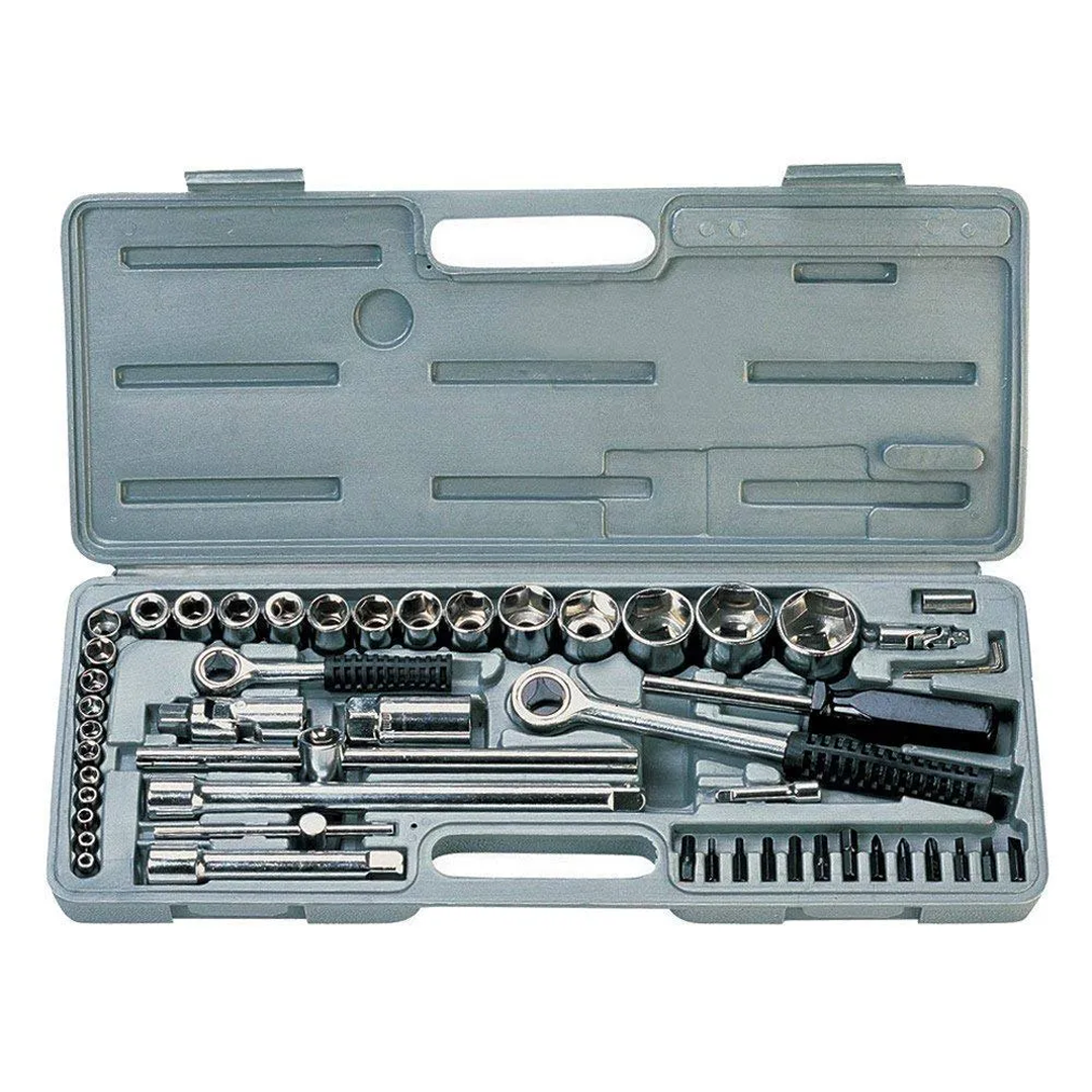 Комплект гаечни ключове от 52 части. гаечен ключ с тресчотка. комплект гаечни ключове 1/4"*1/2"