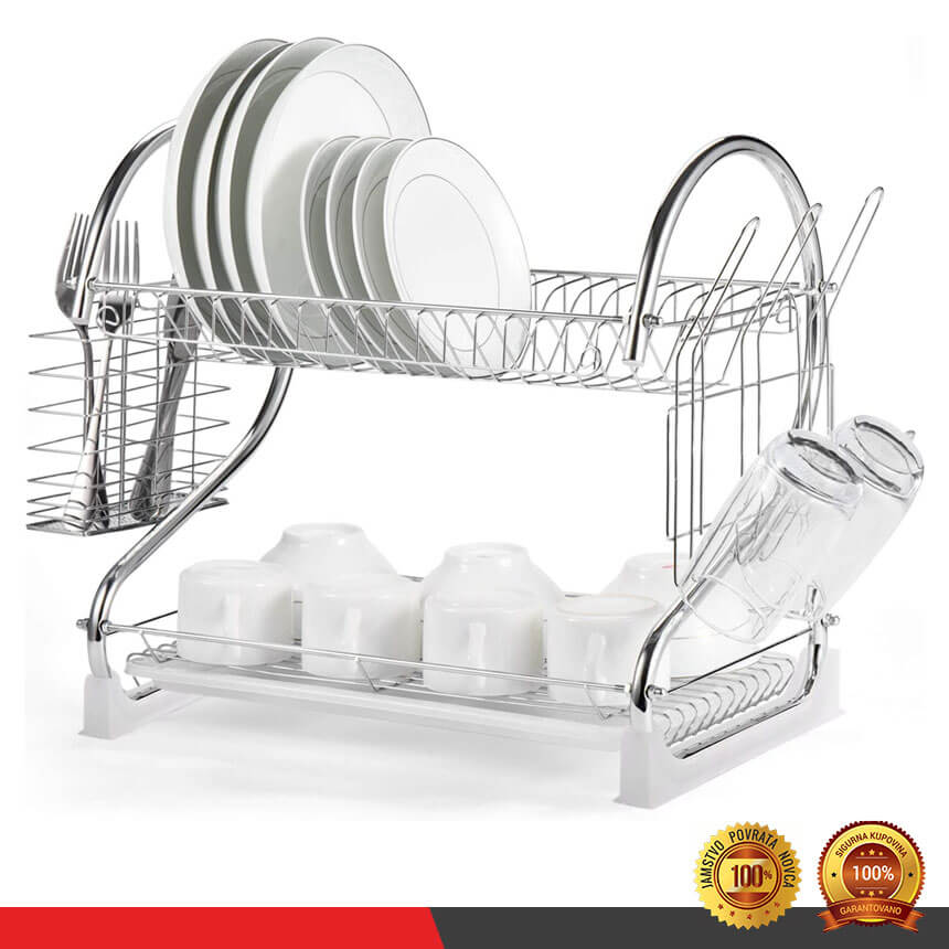 Хромирана цедка за съдове