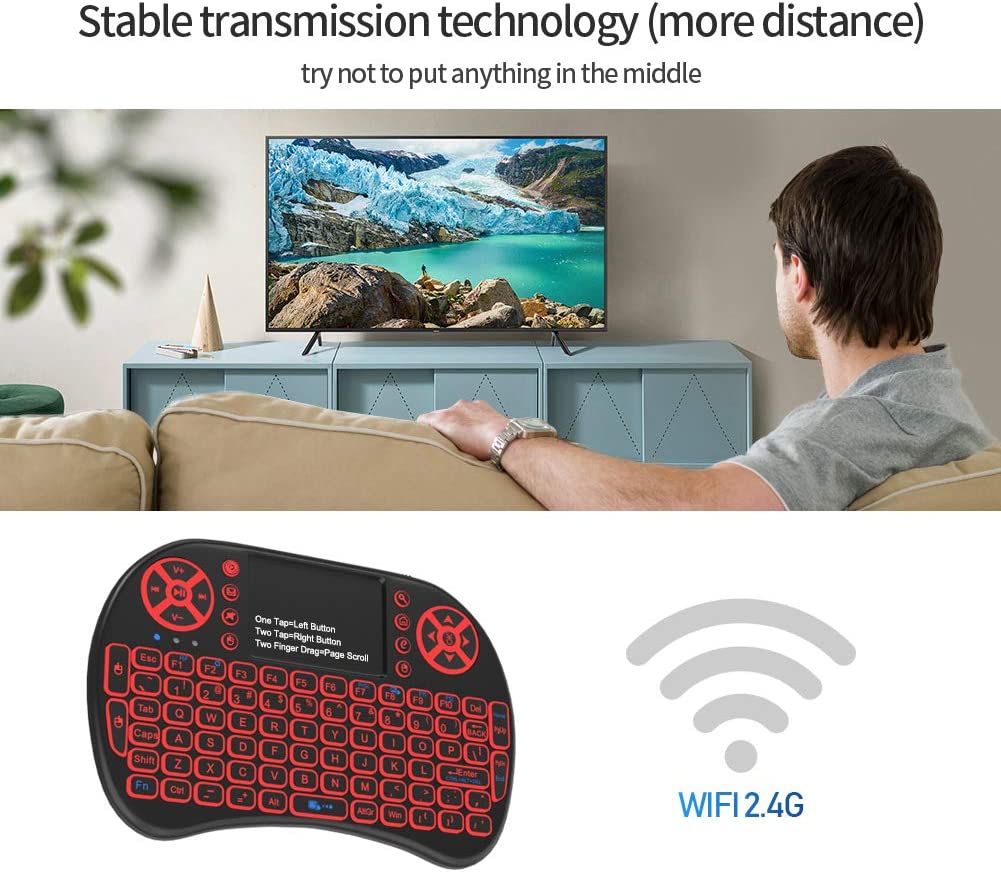 Клавиатура. сензорна мишка. геймпад и дистанционно в едно устройство